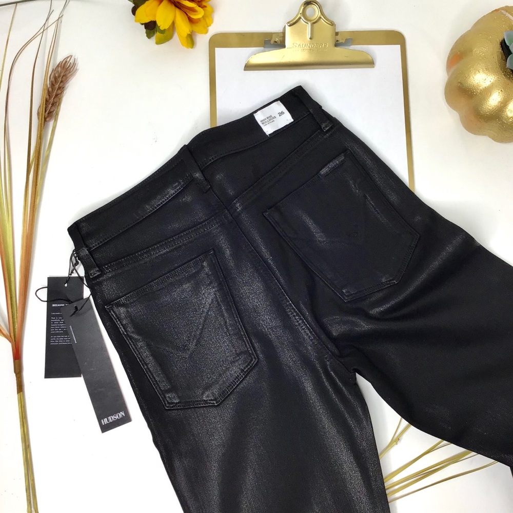 LAST 1 Hudson Jeans Nat’l Hi Rise Bullocks Coated - Picture 5 of 16